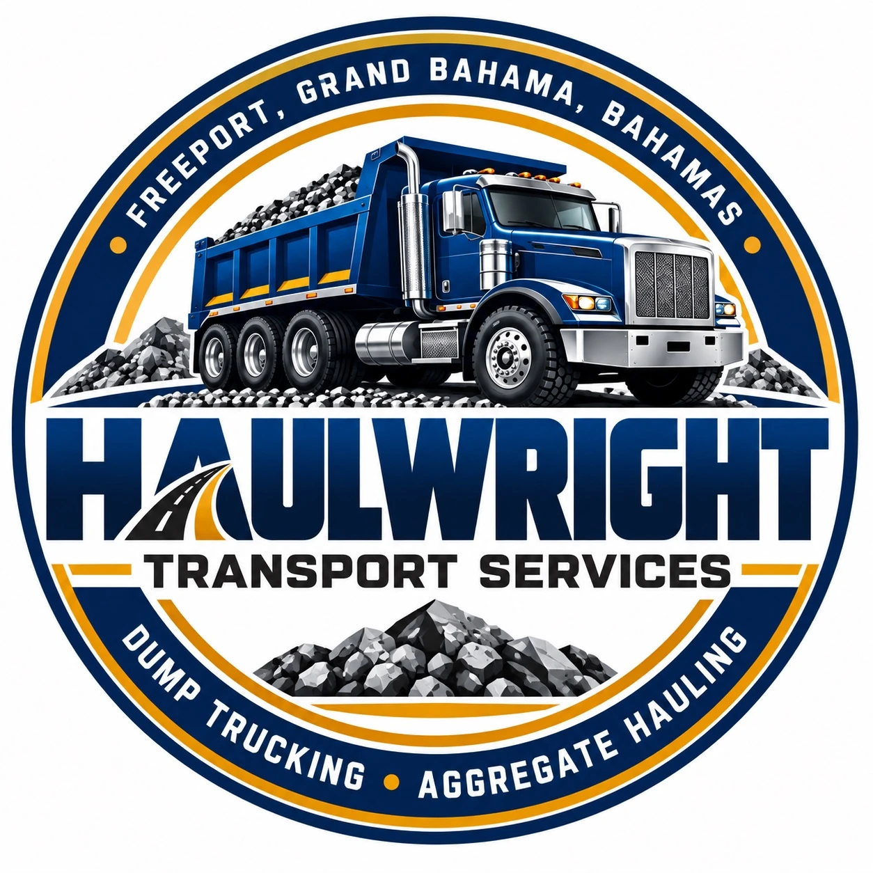 Haulwright Transport Services circular emblem